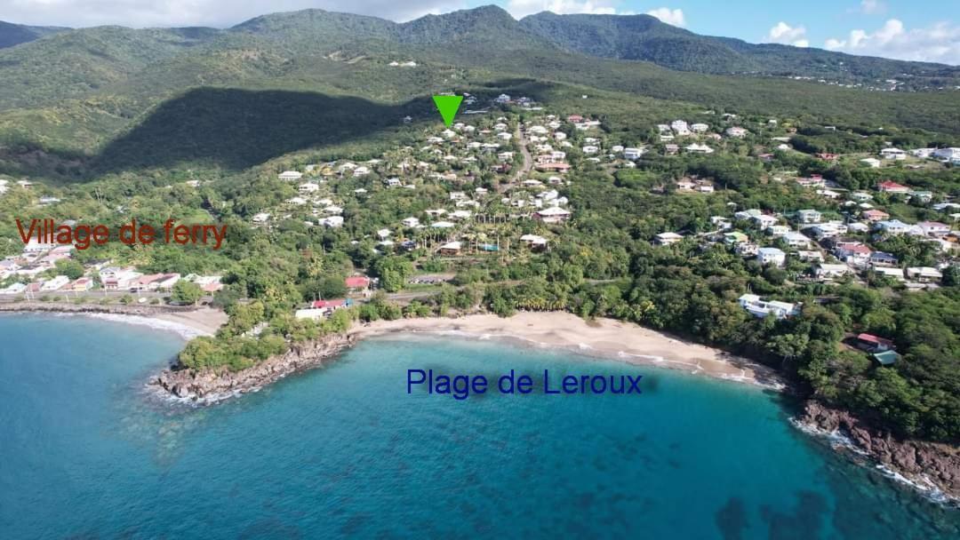 Bungalow With Sea View In Deshaies Exteriér fotografie